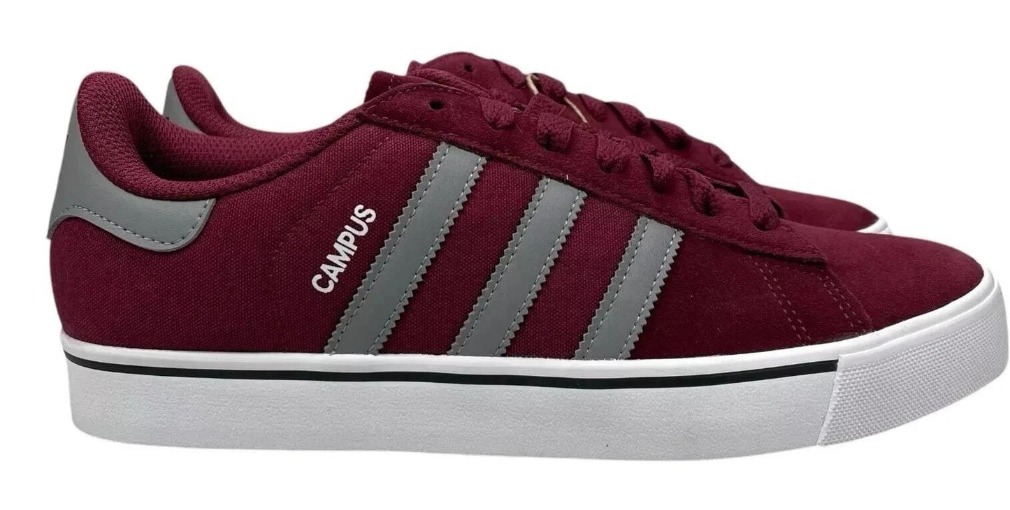 Adidas Campus Vulc Shadow Red Grey White Shoes IF9286