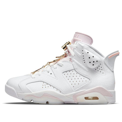 Jordan 6 Retro Gold Hoops (Women's) DH9696-100 size 8.5W