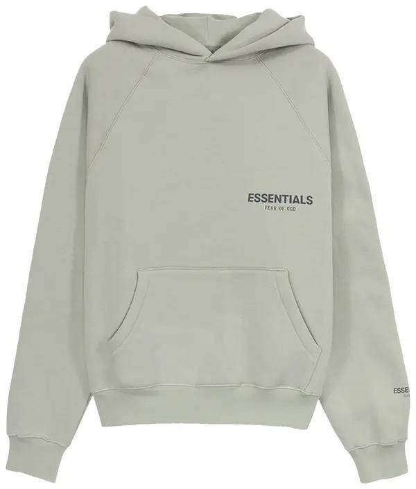 Fear of God Essentials x SSENSE Pullover Hoodie 'Green Concrete'