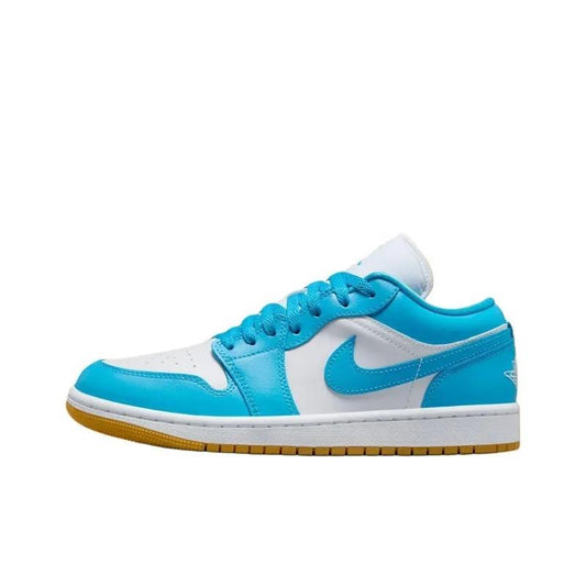 Jordan 1 Low White Gum Light Brown Powder Blue Womens
