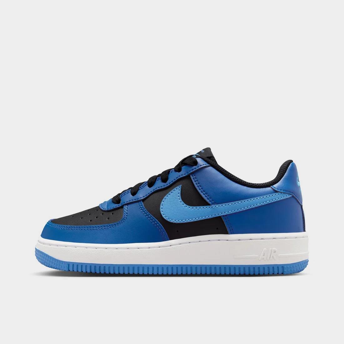 Nike Air Force 1 Low Black Court Blue (GS)