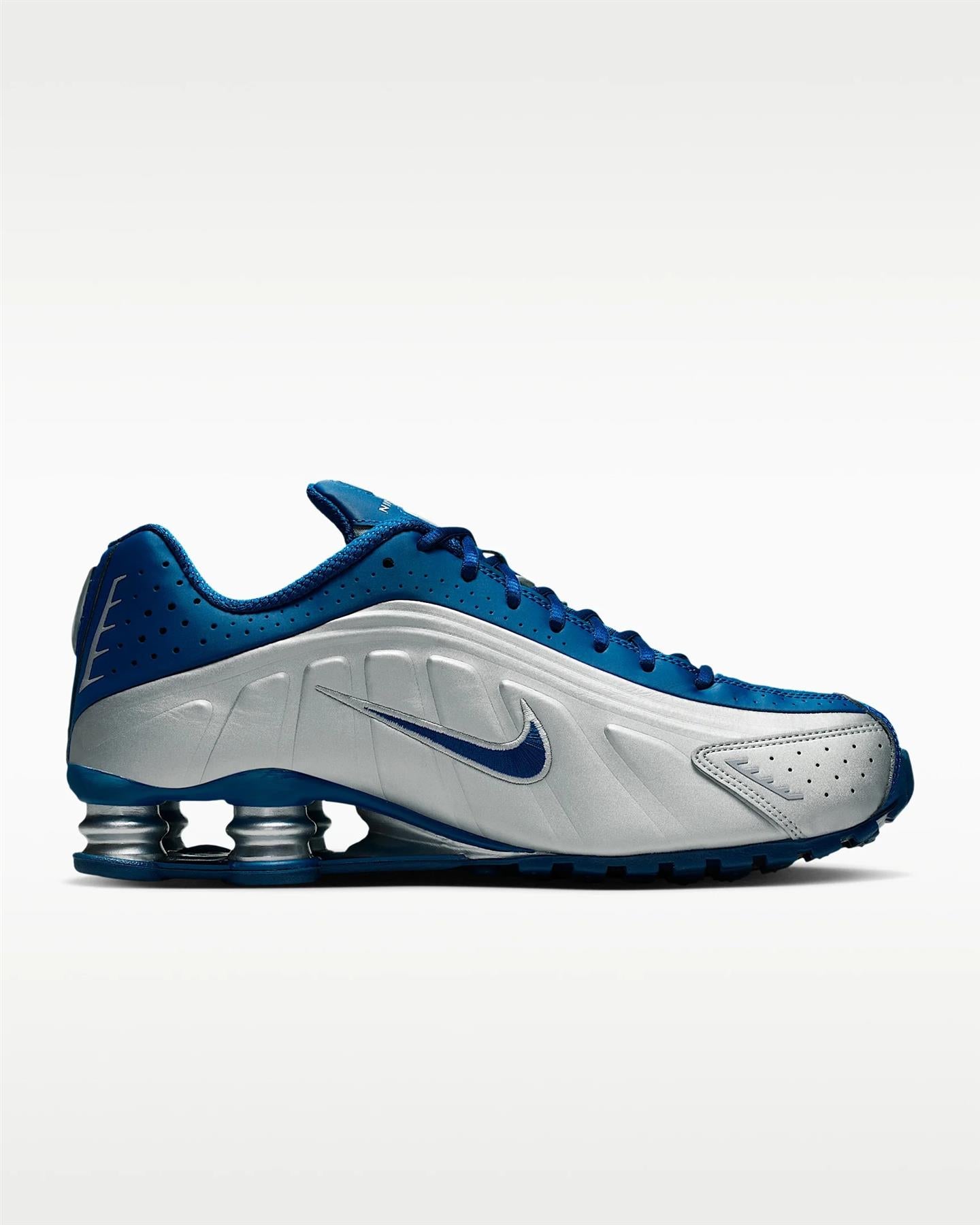Nike Shox R4 
Court Blue Metallic Silver