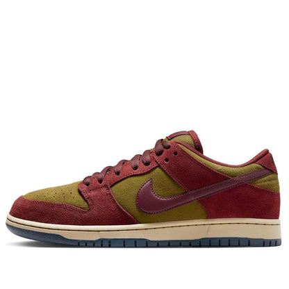 Nike SB Dunk Low Dark Team Red Olive Flak