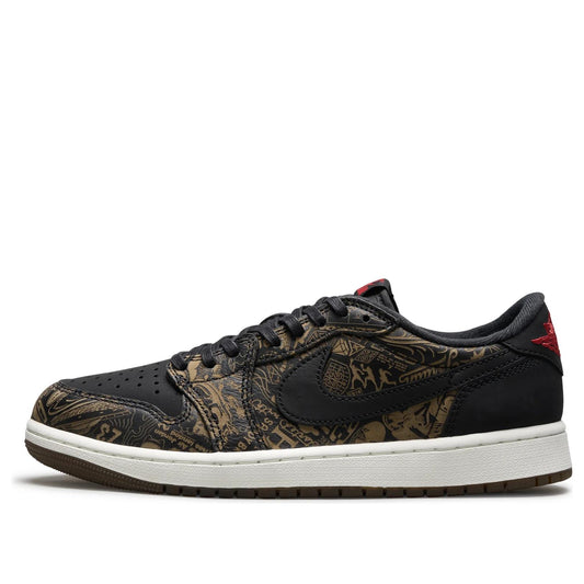 Jordan 1 Retro Low OG 
Laser Black University Red
