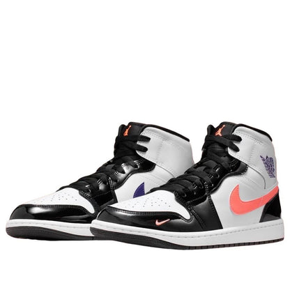 Jordan 1 Mid SE 
Mismatch Swoosh