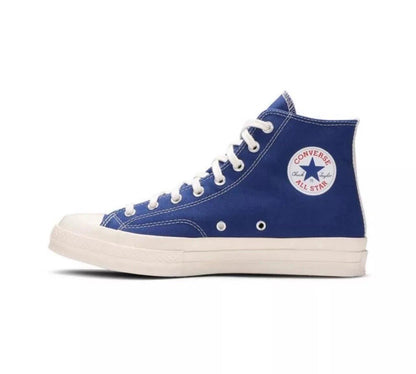 Converse Chuck Taylor All Star 70 Hi Comme des Garcons PLAY Blue Quartz