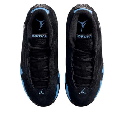 Jordan 14 Retro Black University Blue (2026) (PS) 312092-007 & TD 312093-007