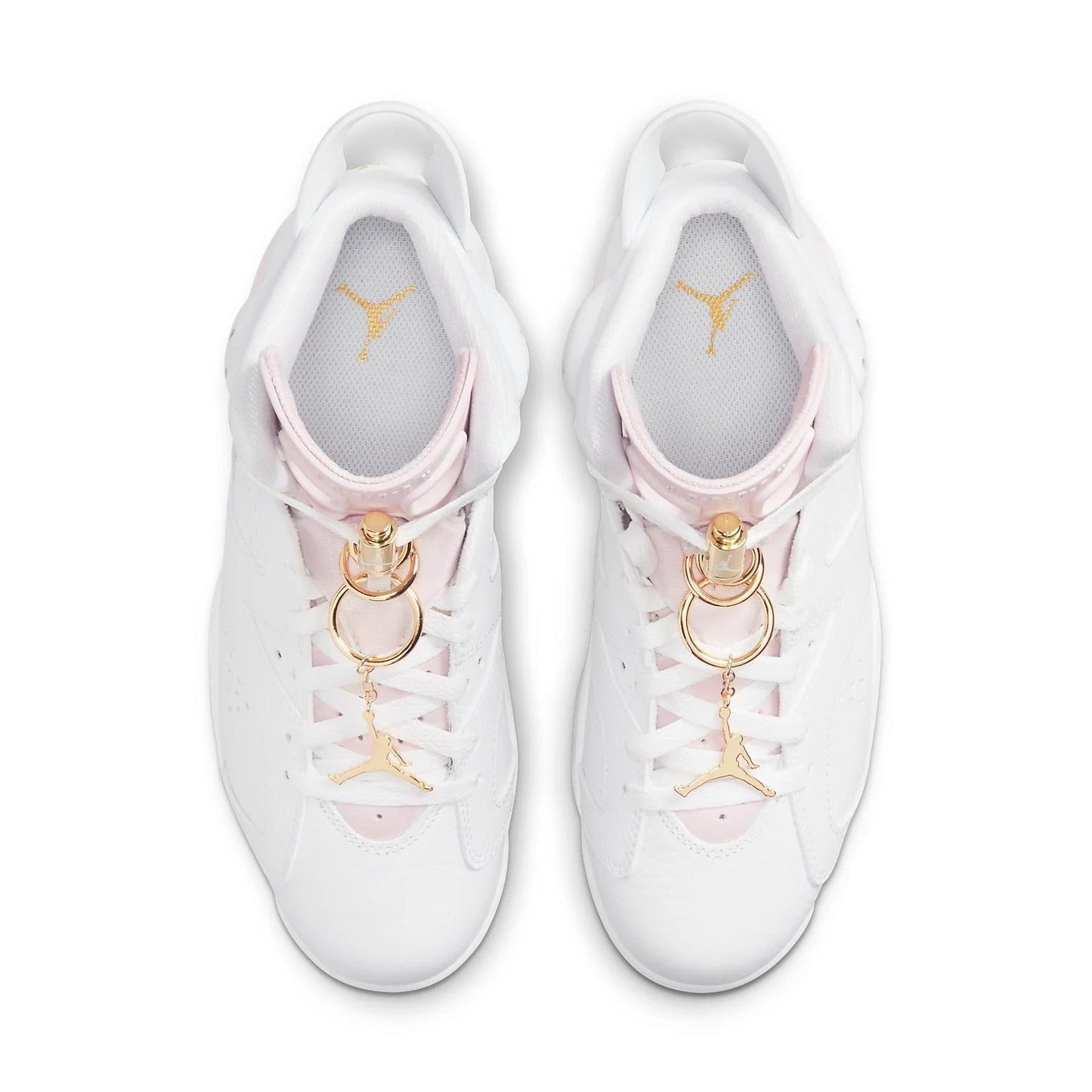 Jordan 6 Retro Gold Hoops (Women's) DH9696-100 size 8.5W