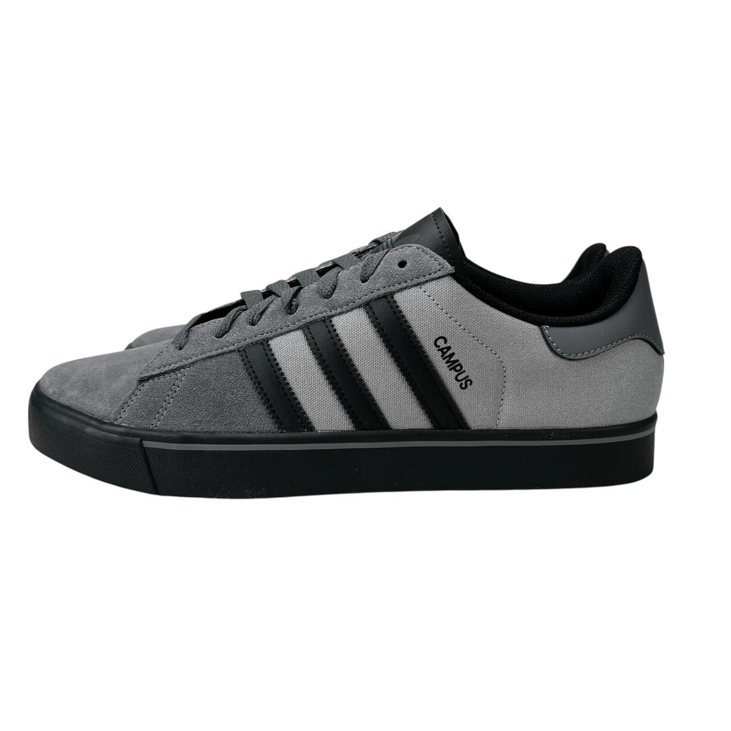 Adidas Campus Vulc Black Grey Shoes Men's JQ6359