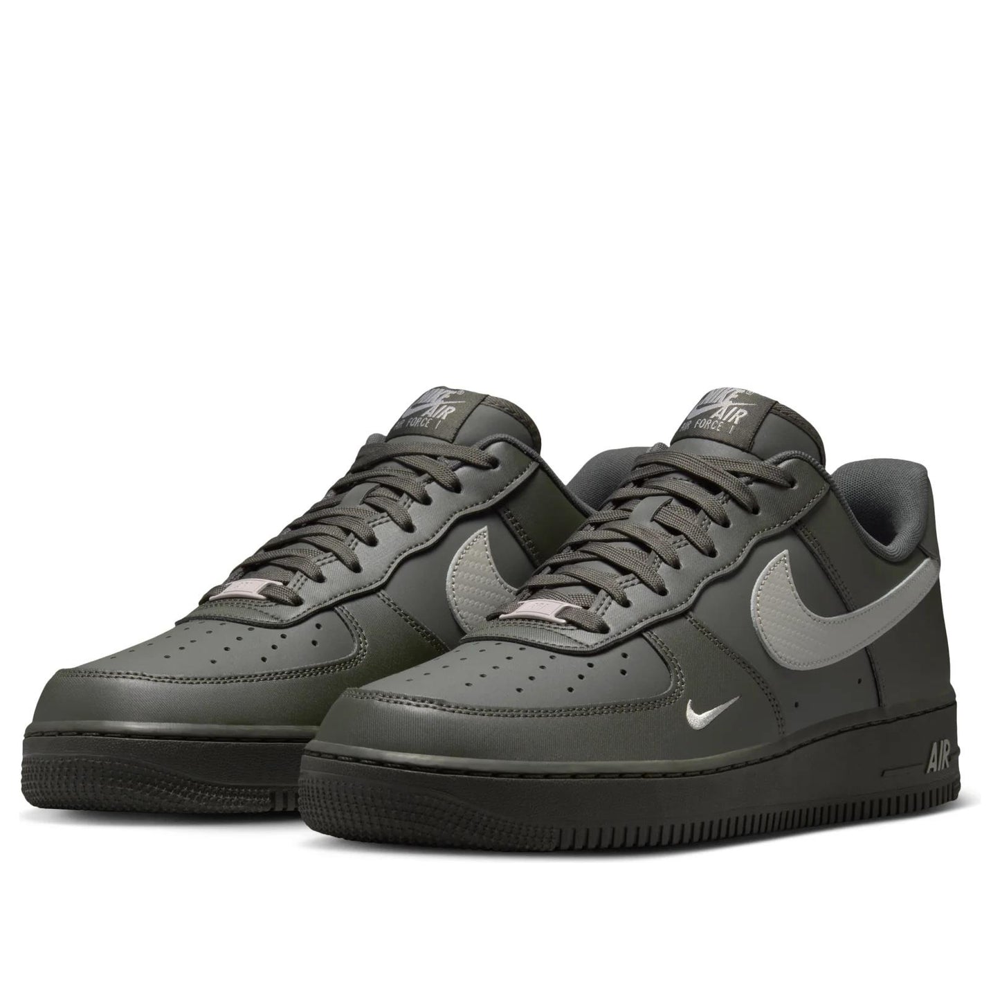 Nike Air Force 1 Low '07 
Carbon Fiber Swoosh Newsprint College Grey
