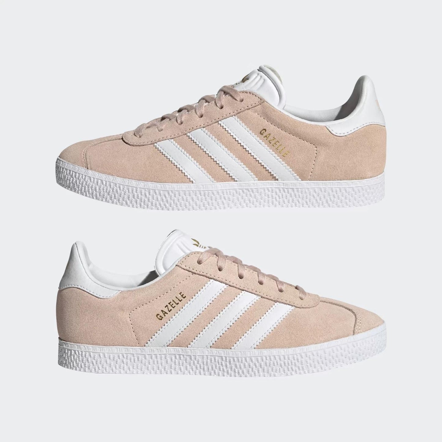 Adidas Gazelle Pink Tint Cloud White (GS) H01512 size 6.5Y/7.5WMNS