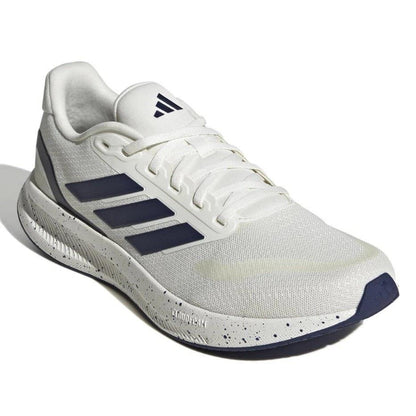 Adidas Runfalcon 5 Shoes Cloud White Dark Blue Core Black Men's JR5088