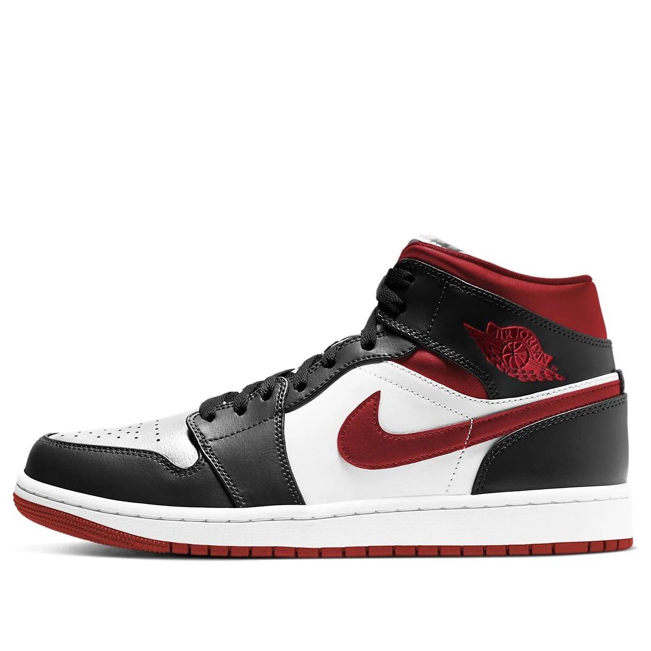 Jordan 1 Mid Gym Red Black White