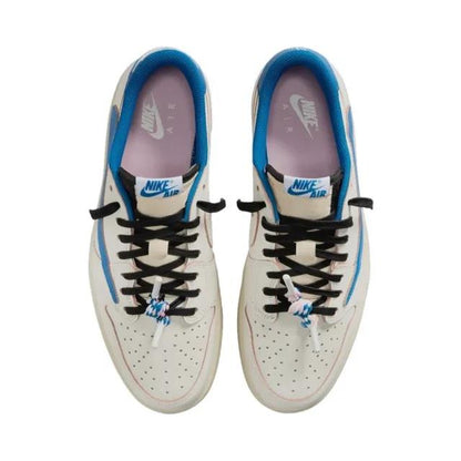Jordan 1 Retro Low OG SP 
Fragment x Travis Scott Sail Military Blue