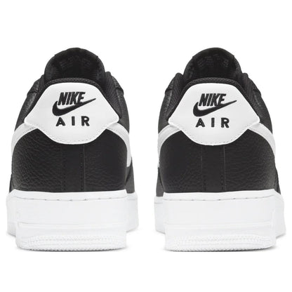 Nike Air Force 1 Low '07 Black White Pebbled Leather Men's CT2302-002
