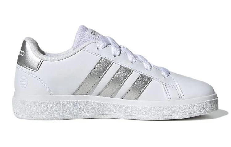 Adidas Grand Court 2.0 Lifestyle Tennis 'White Matte Silver (GS) GW6506