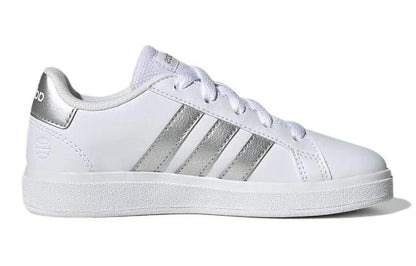 Adidas Grand Court 2.0 Lifestyle Tennis 'White Matte Silver (GS) GW6506