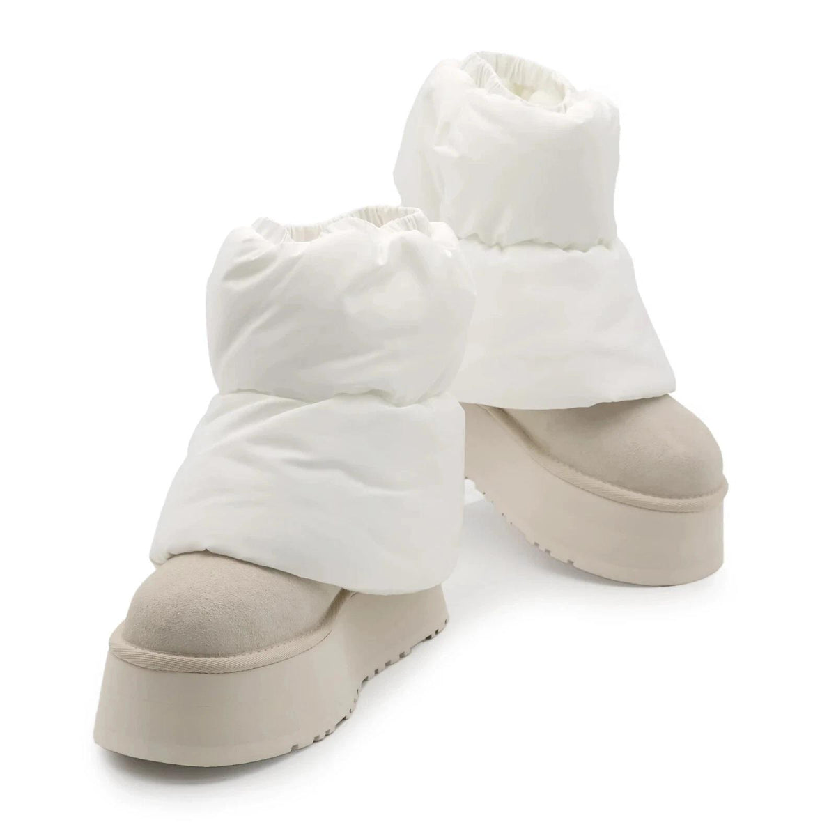 UGG Classic Mini Dipper Puffer Boot 
White Ceramic (Women's)