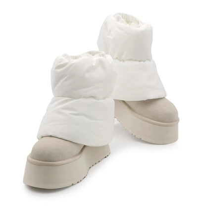 UGG Classic Mini Dipper Puffer Boot 
White Ceramic (Women's)