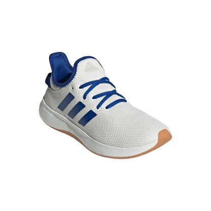Adidas Cloudfoam Pure Core White Royal Blue Grey (Women's) size 5.5