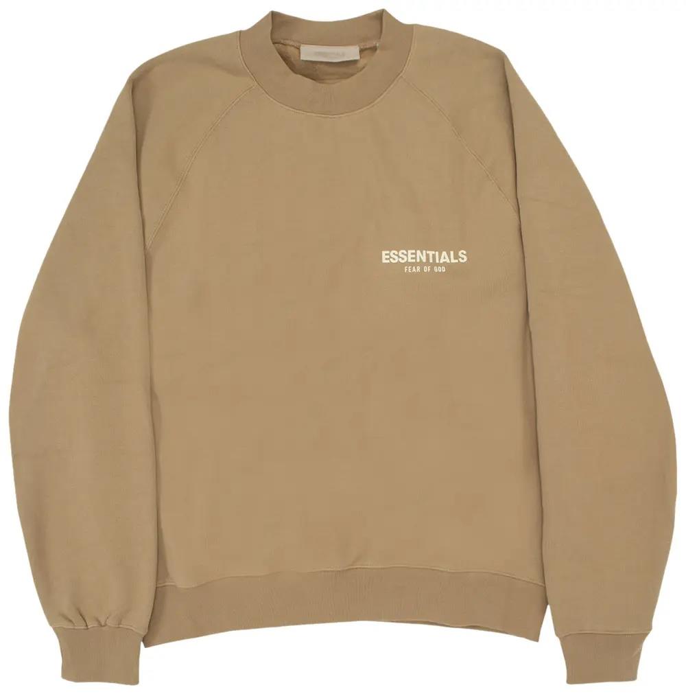 Fear of God Essentials Essentials Crewneck 'Oak' size S
