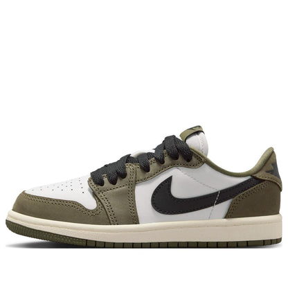 Jordan 1 Retro Low OG Medium Olive (PS) HQ6996-200 & TD HQ6997-200