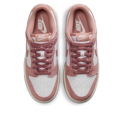 Nike Dunk Low Rose Whisper Gold Mini Swoosh (Women's)