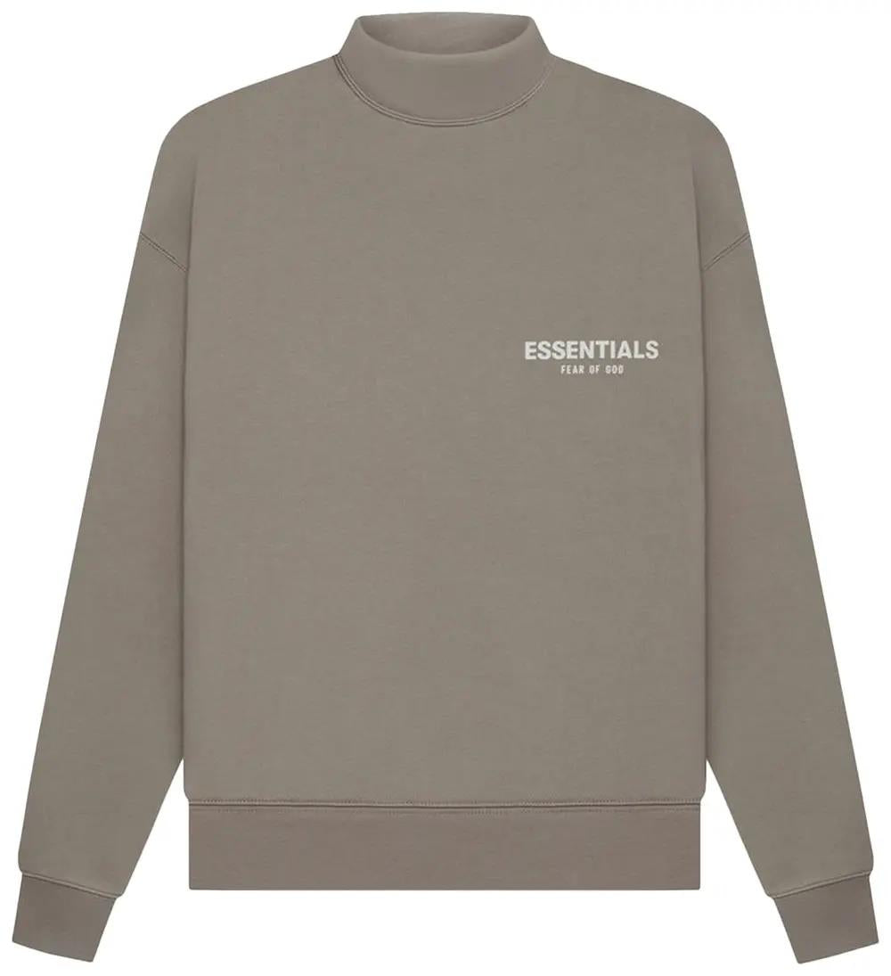 Fear of God Essentials Essentials Mockneck 'Desert Taupe' size S