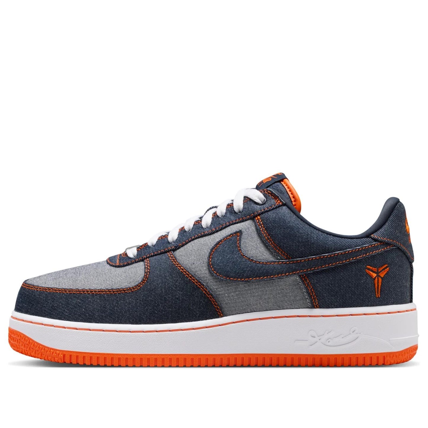 Nike Air Force 1 Low Protro 
Kobe Bryant Denim Obsidian Safety Orange