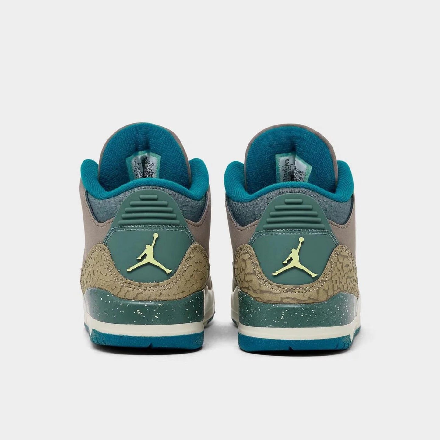 Jordan 3 Retro Olive Grey (PS) IB7064-001 & TD IB7065-001