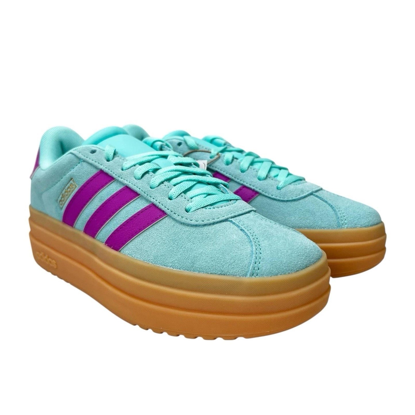 Adidas VL Court Bold Flash Aqua Purple Burst Gum (GS) JP5069
