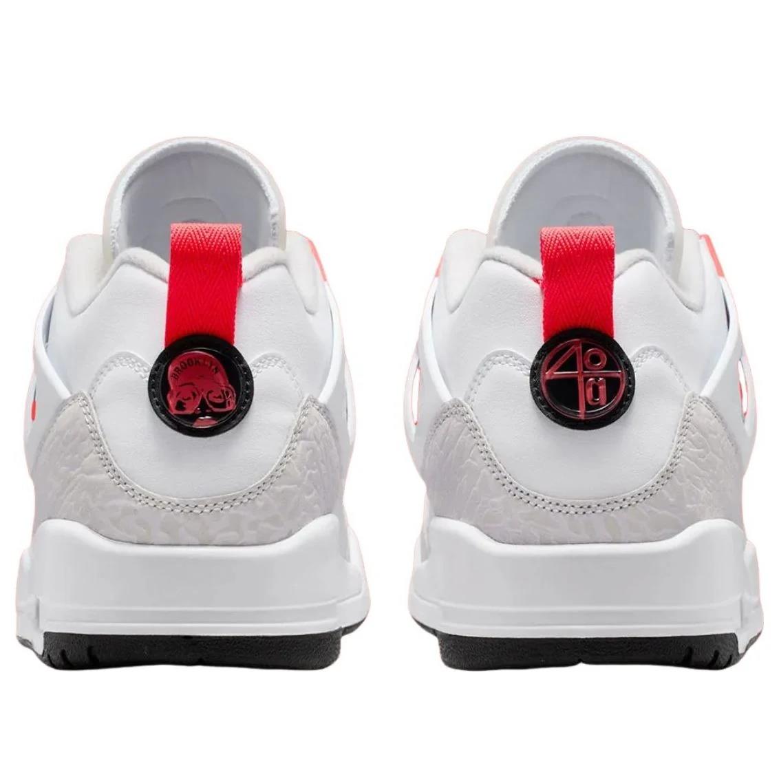 Jordan Spizike Low 
White Bright Crimson