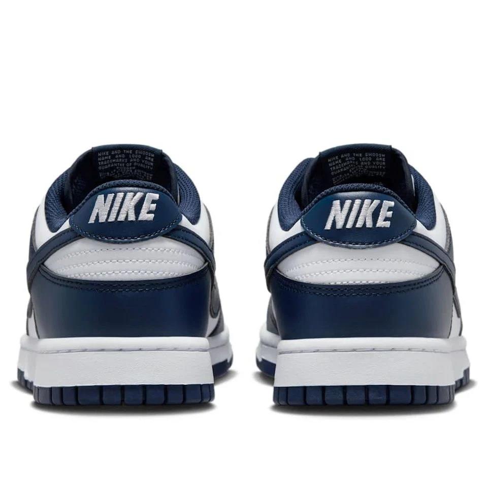 Nike Dunk Low White Midnight Navy