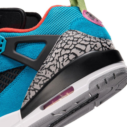 Jordan Spizike Low 
Neo Turquoise Light Crimson