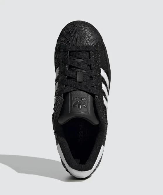 adidas Superstar II 
Patent Snakeskin Black White (Women's)