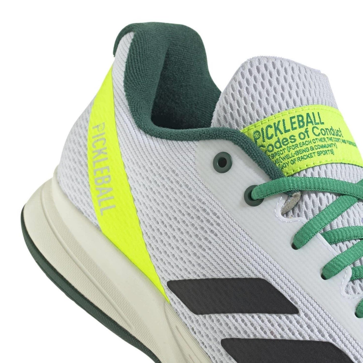 Adidas Pickleball Cloud White Core Black Collegiate Green