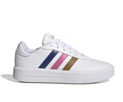 Adidas Neo Court Platform Shoes 'White Blue Pink' (Women's) HP9429