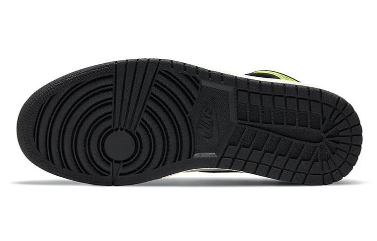 Jordan 1 Retro High White Black Volt University Gold