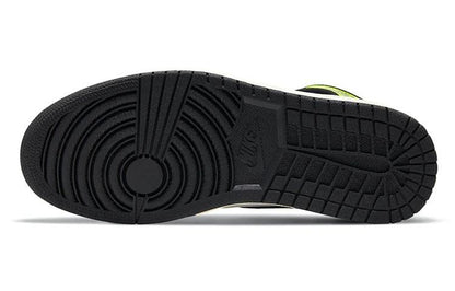 Jordan 1 Retro High White Black Volt University Gold