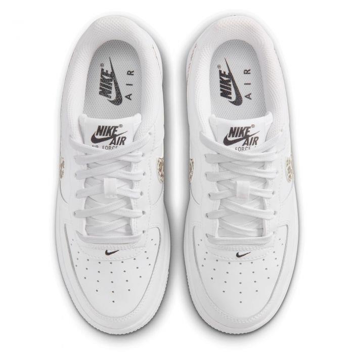 Nike Air Force 1 Low 
White Leopard Swoosh (GS)