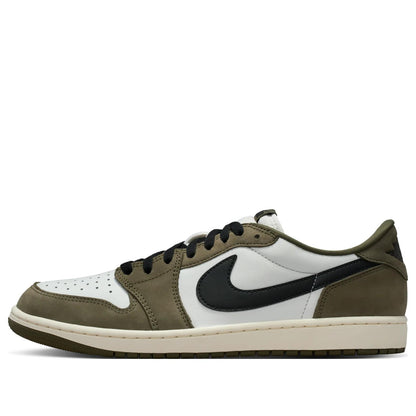 Jordan 1 Retro Low Medium Olive Summit White Sail Black
