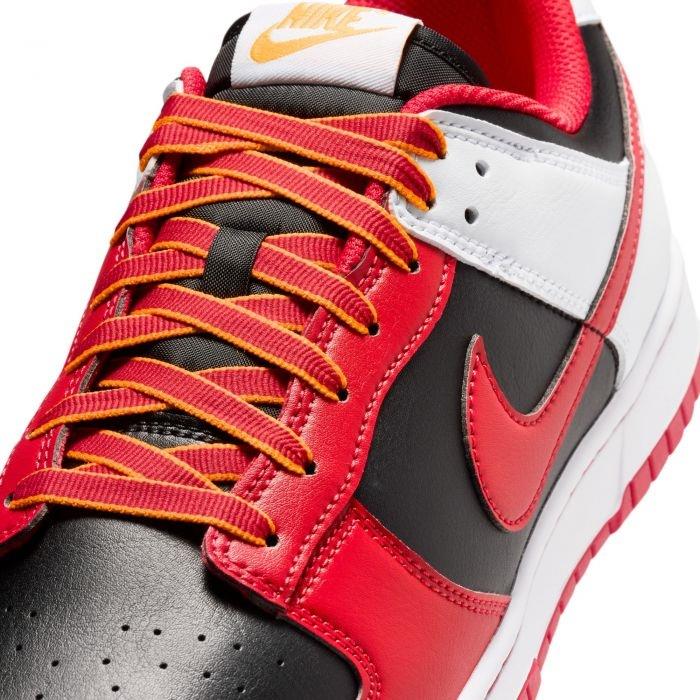 Nike Dunk Low Retro 
Black White University Red