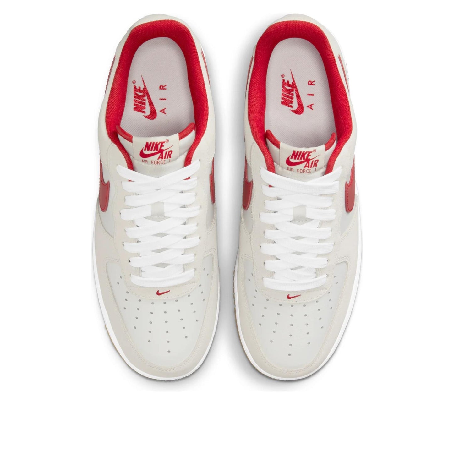 Nike Air Force 1 Low '07 LV8 Summit White Varsity Red Gum Men's IB6388-101