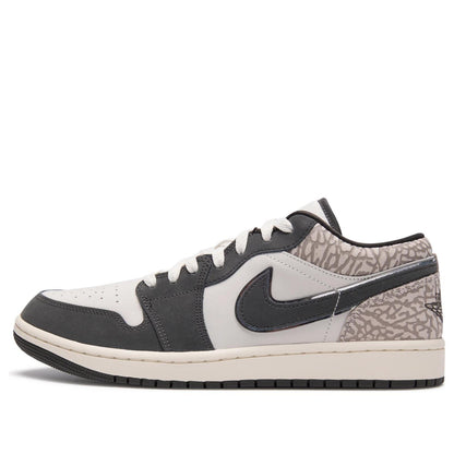Jordan 1 Low SE 
Sail Deep Pewter Elephent Print