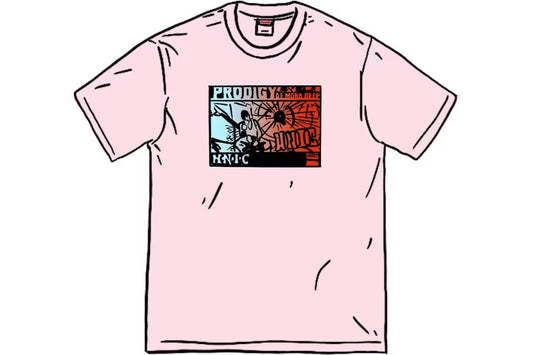 Supreme HNIC Tee 
Light Pink Small
