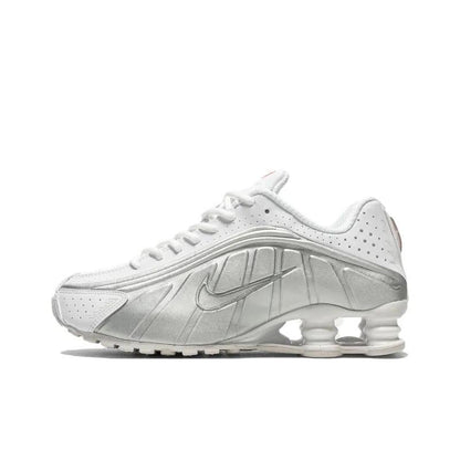 Nike Shox R4 White Metallic Silver (Women's)