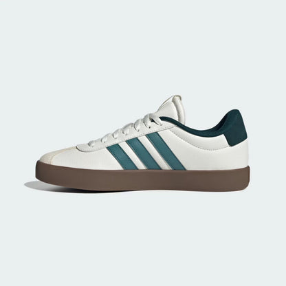 adidas VL Court 3.0 Core White Preloved Teal Aurora Ivy Men's JR8635 size 11.5
