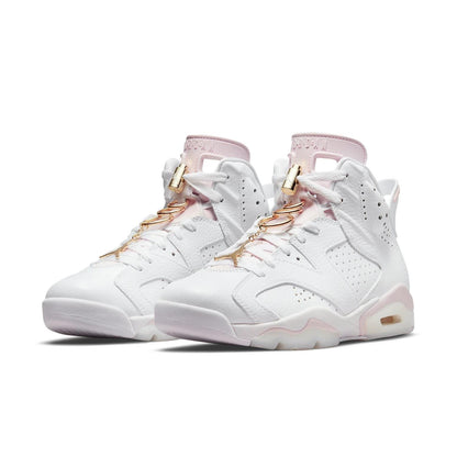 Jordan 6 Retro Gold Hoops (Women's) DH9696-100 size 8.5W