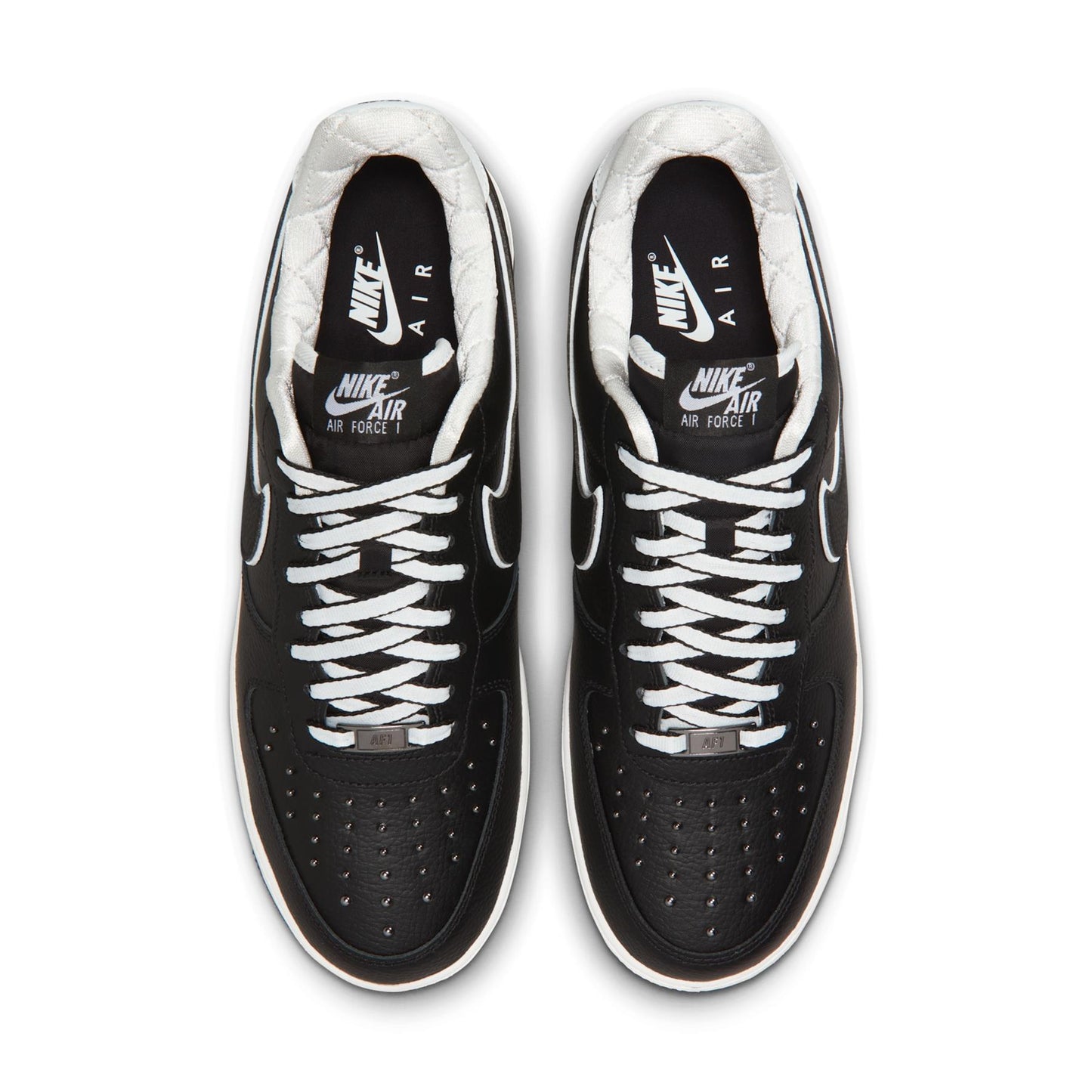 Nike Air Force 1 Low '07 Premium Black White Metallic Dark Grey Men's IM6643-010