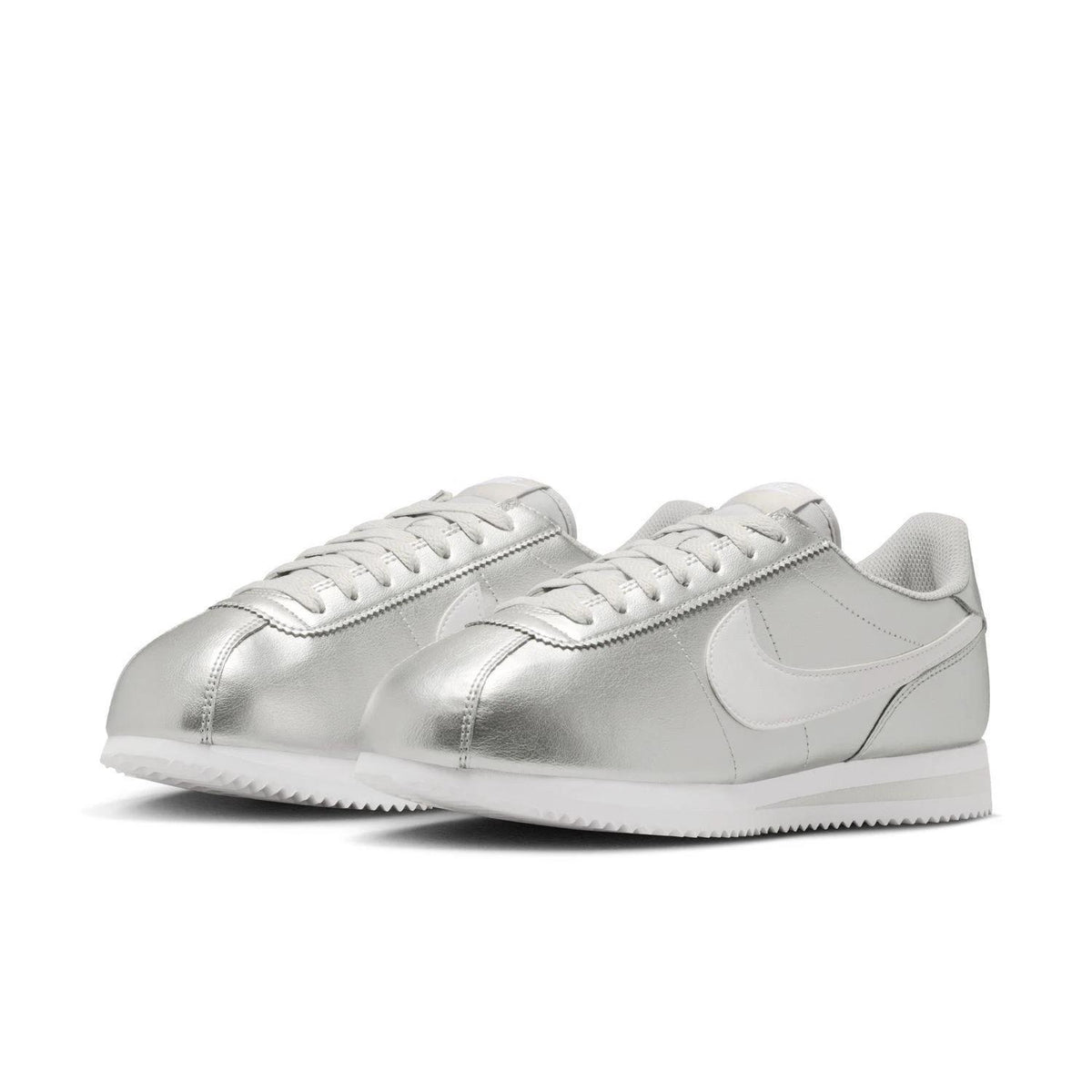 Nike Cortez 
Metallic Silver (Women's)